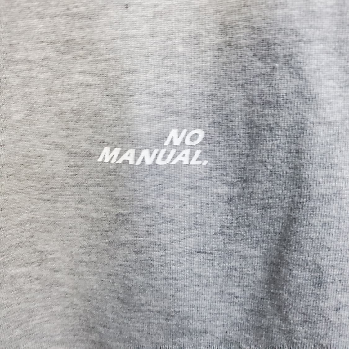 노매뉴얼 반팔 티셔츠 그레이  상품이미지3