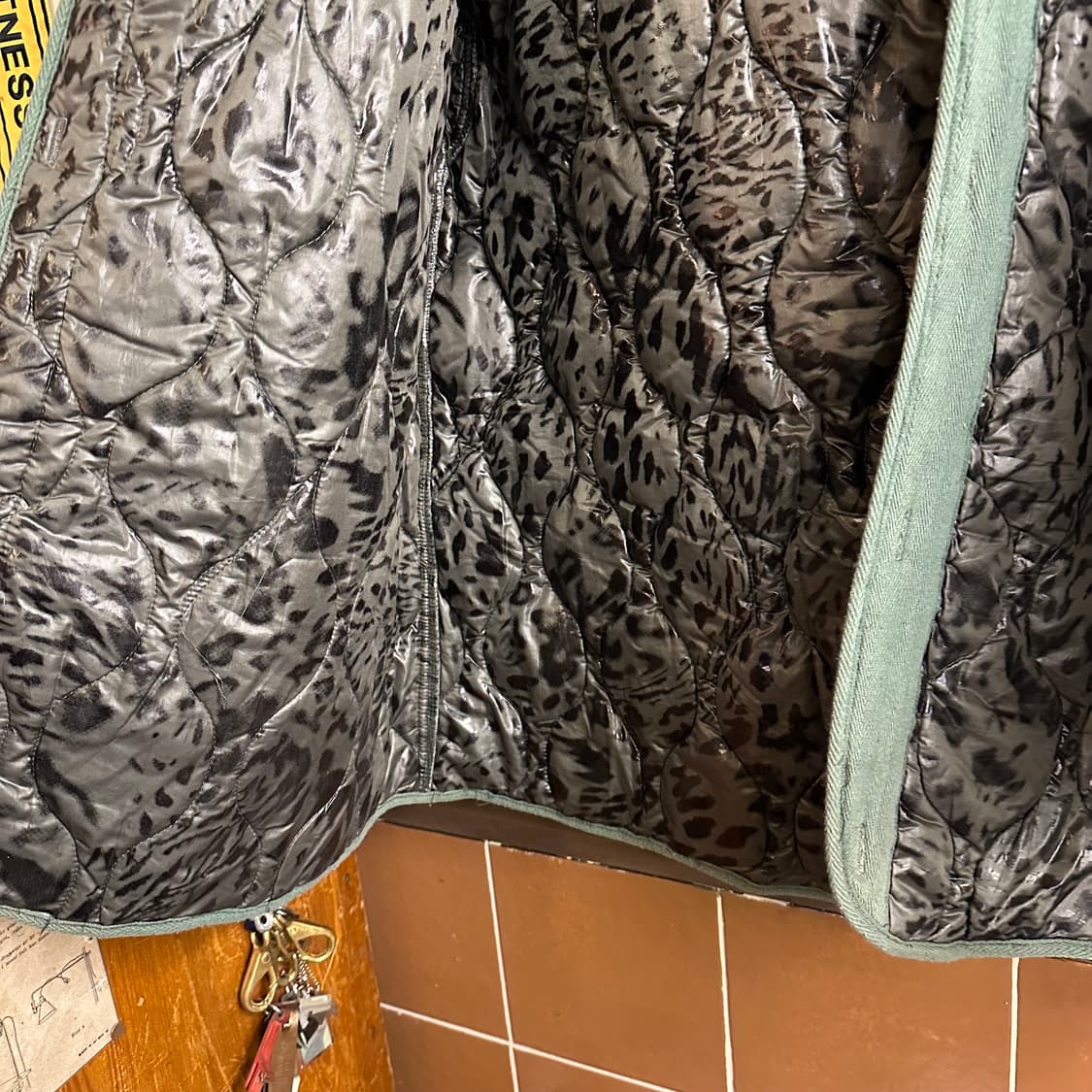 레오파드 개파카 내피 105-110 상품이미지4