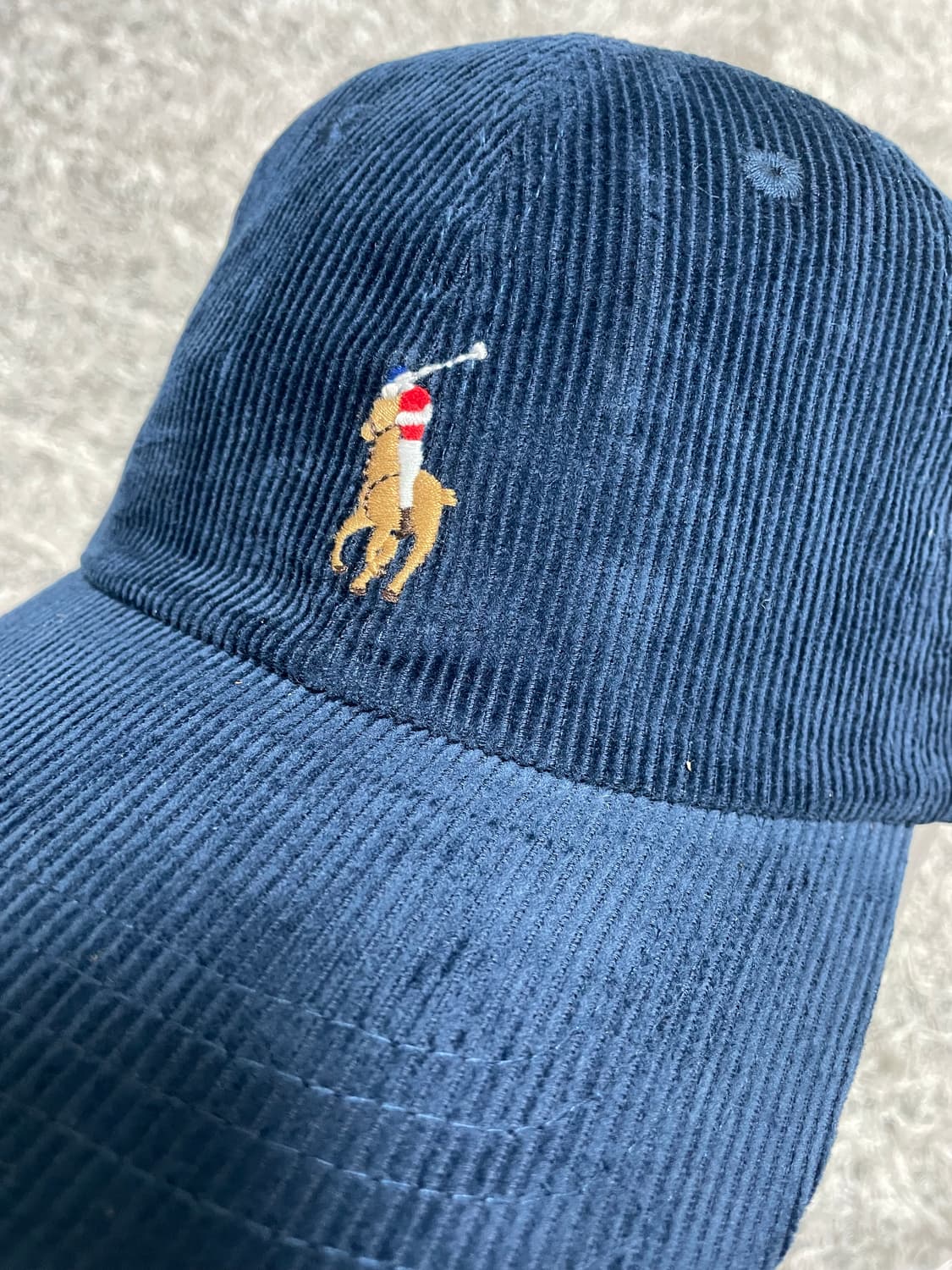 폴로Polo 컬러포니 네이비 코듀로이 캡 Free 상품이미지4