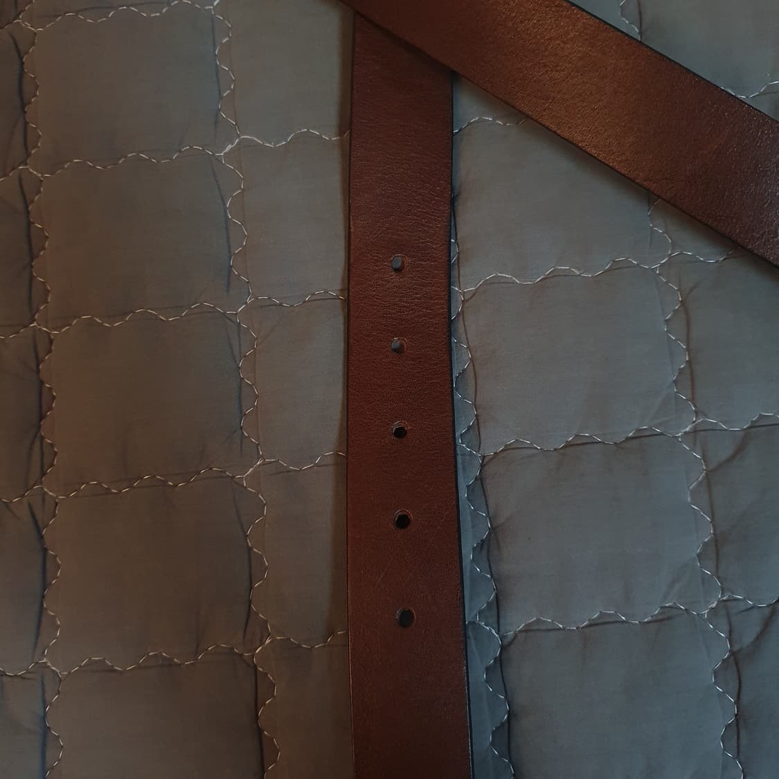 마시모두띠 브라운 나파 레더 벨트 (85) 상품이미지4