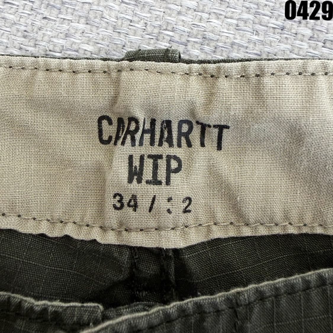 칼하트 WIP 에비에이션 팬츠 카고팬츠 올리브 34x32 0429 상품이미지4