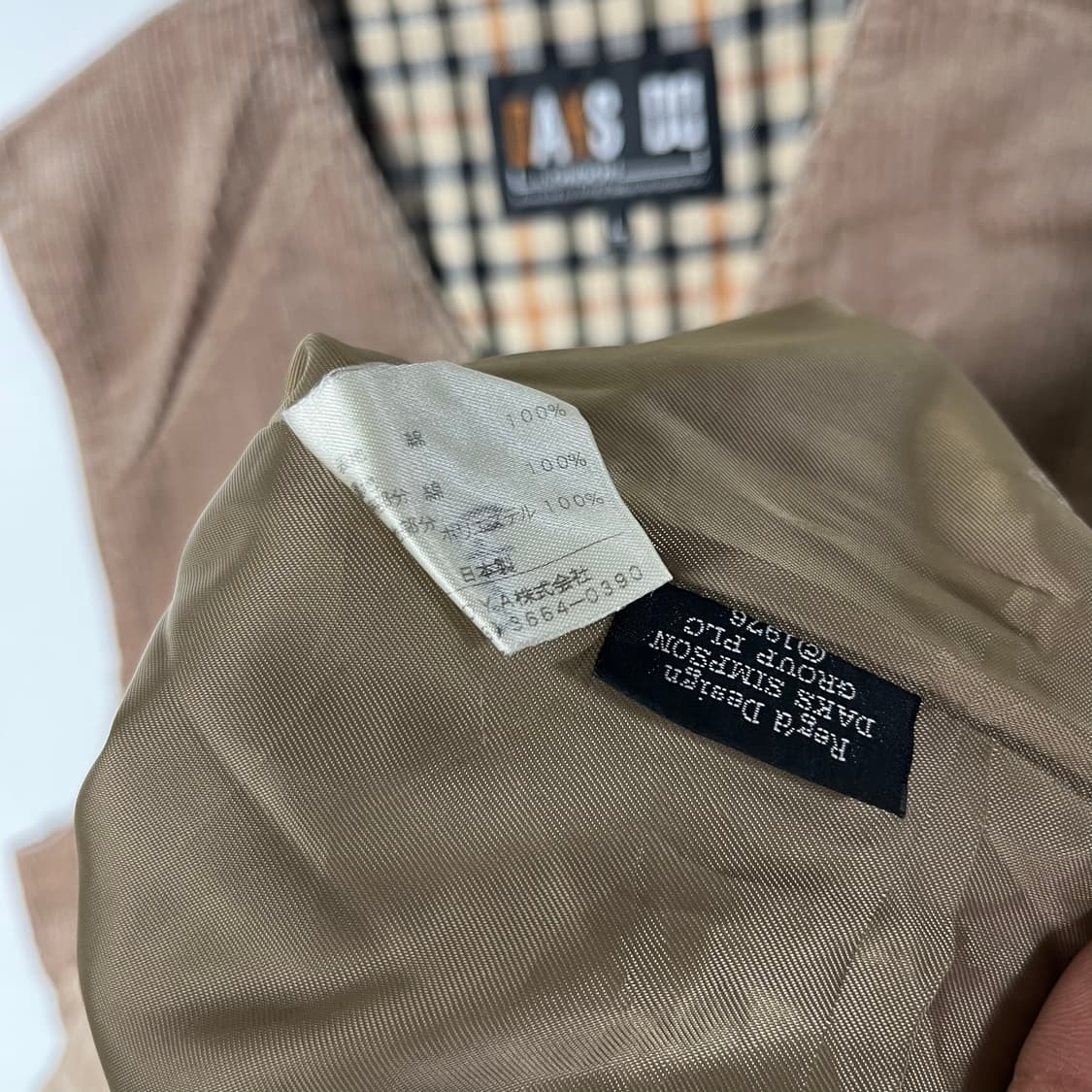 [Daks] 닥스 재팬 코듀로이 베스트 상품이미지6