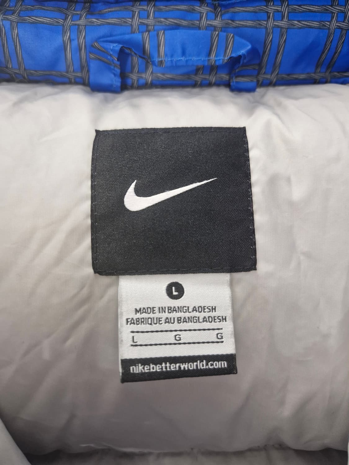 NIKE 나이키 500필 로프 블록패턴 패딩 베스트_L 상품이미지3