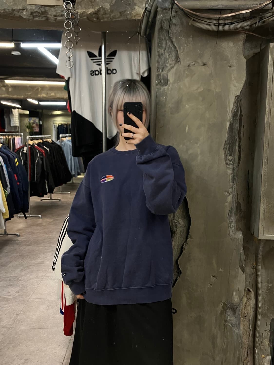 디스이즈네버댓 맨투맨 네이비 L #csz2620 상품이미지2