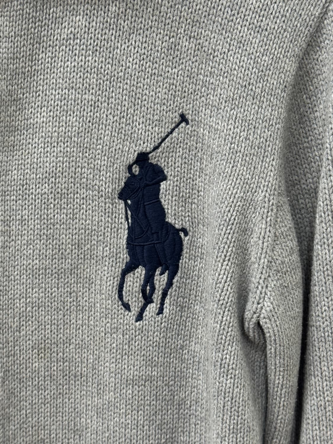 폴로 빅포니 코튼 니트집업 상품이미지2