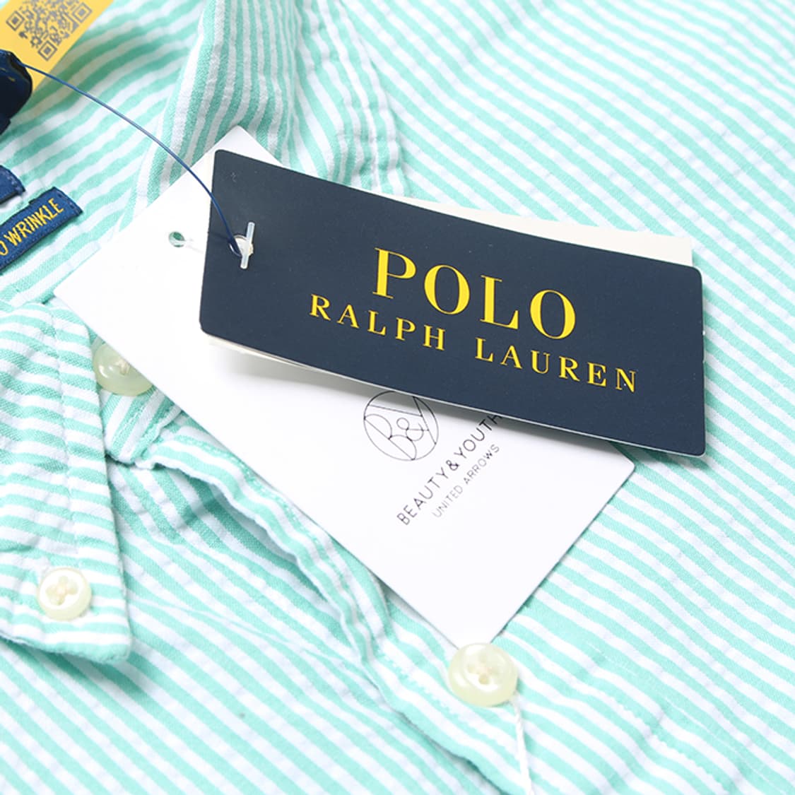  (새상품) POLO "Green Stripe Shirts" 상품이미지7