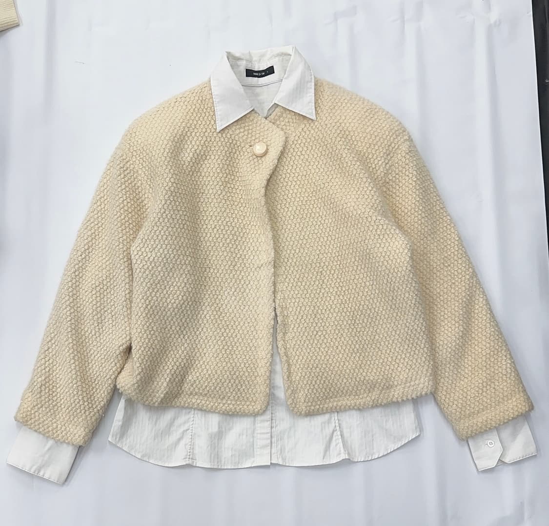 ❄️사와코의 코트 코디세트 ❄️ 고갸루 학생 일본 빈티지 반코트 교복치마 상품이미지5