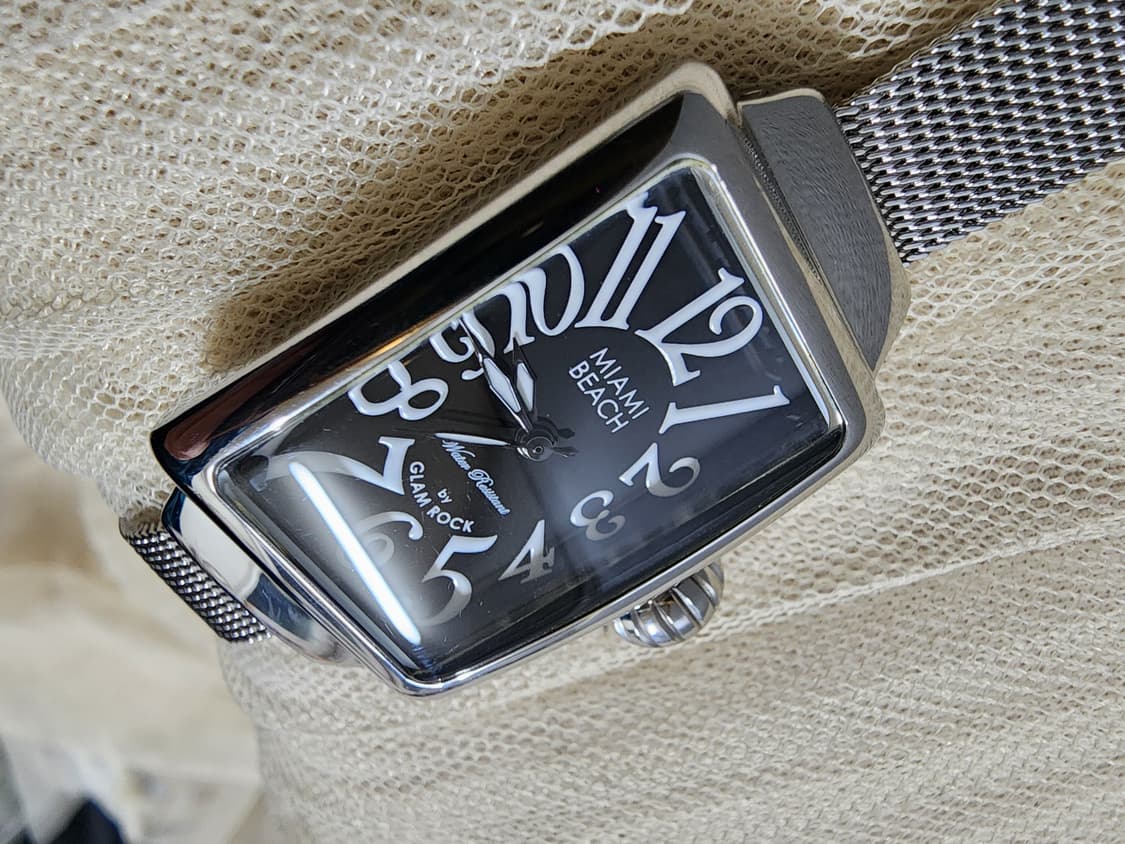 글램락 마이애미비치 시계 사각 메탈 상품이미지7