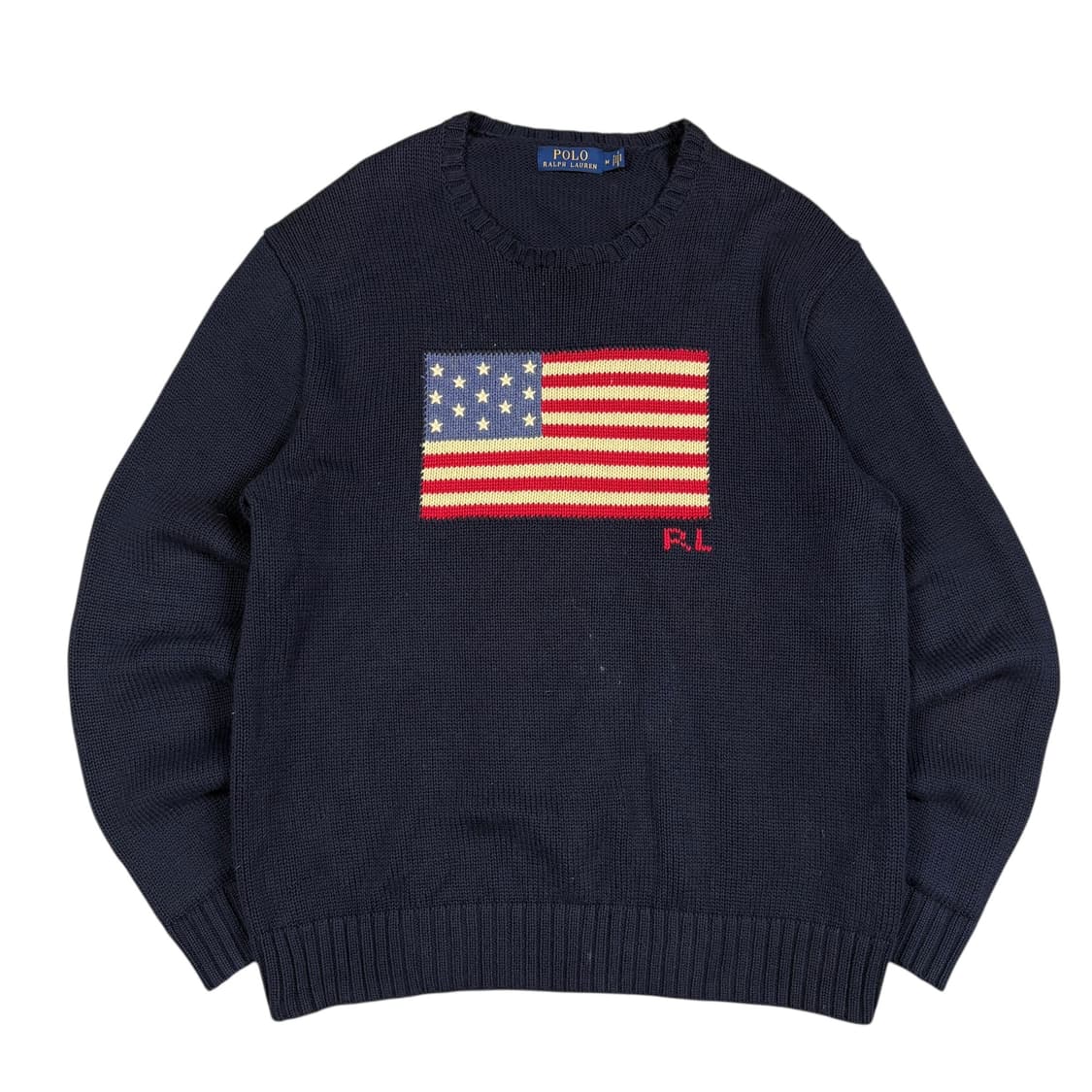 폴로 랄프로렌 네이지컬러 성조기 니트 상품이미지1