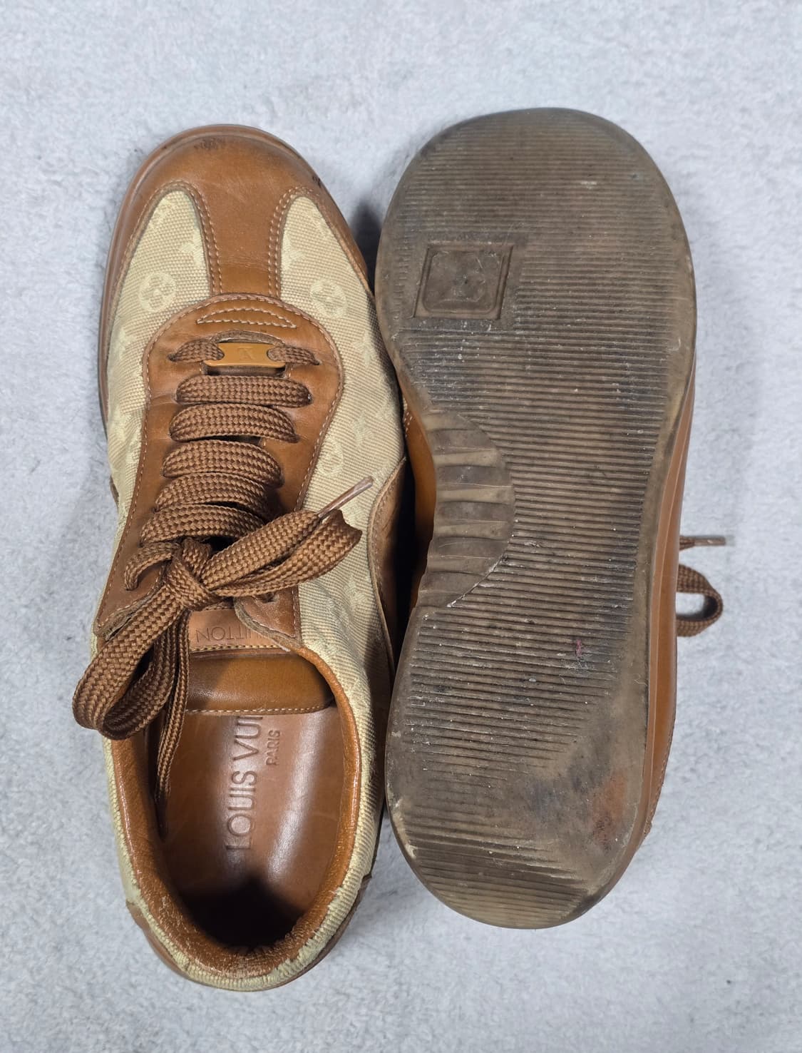 루이비통 모노그램 카멜 스니커즈 240 상품이미지6