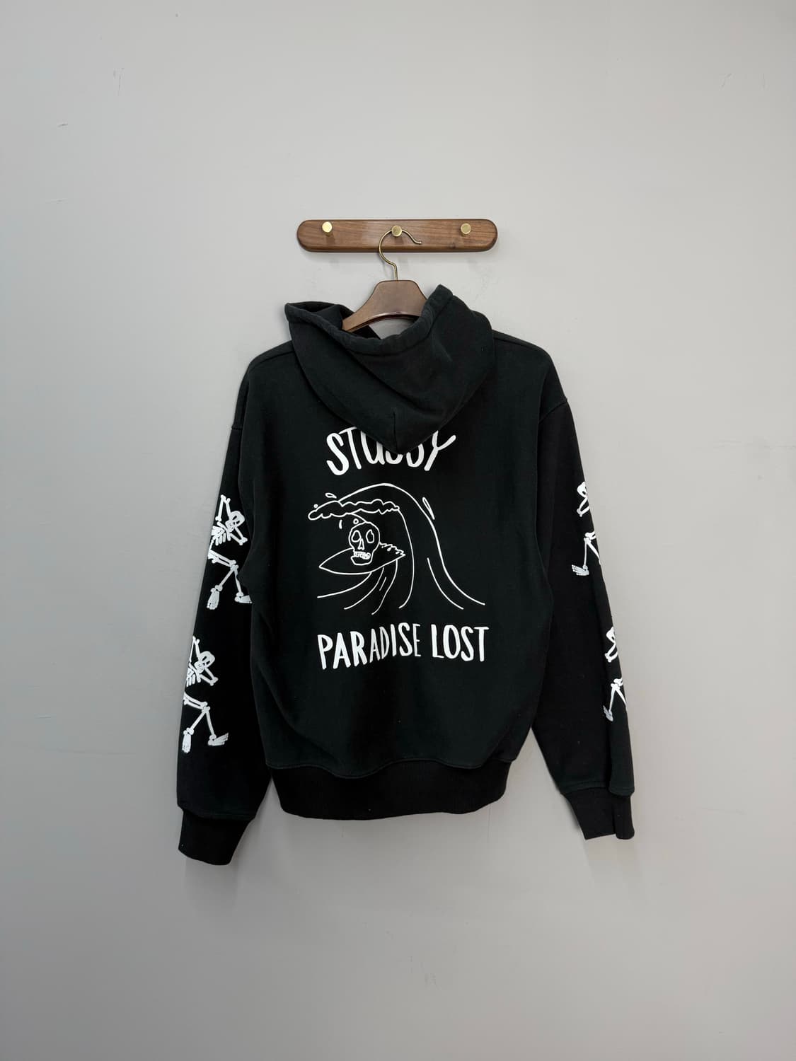 스투시 파라다이스 로스트 빅로고 후드티 H2025 상품이미지7
