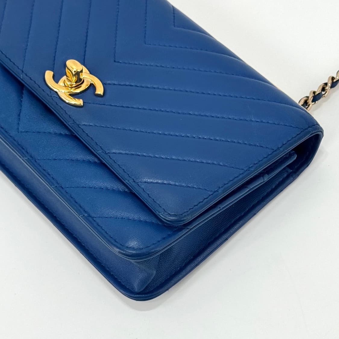 [감정완료] 샤넬 쉐브론 트렌드 CC 체인 크로스백 WOC 상품이미지5