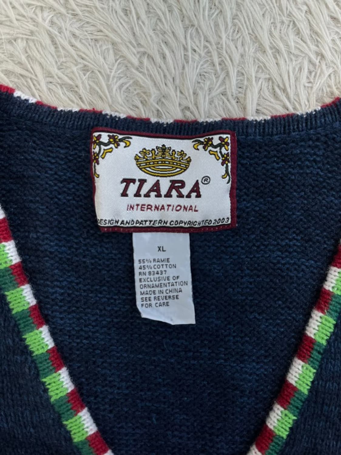 크리스마스 니트 조끼/#2824 상품이미지3