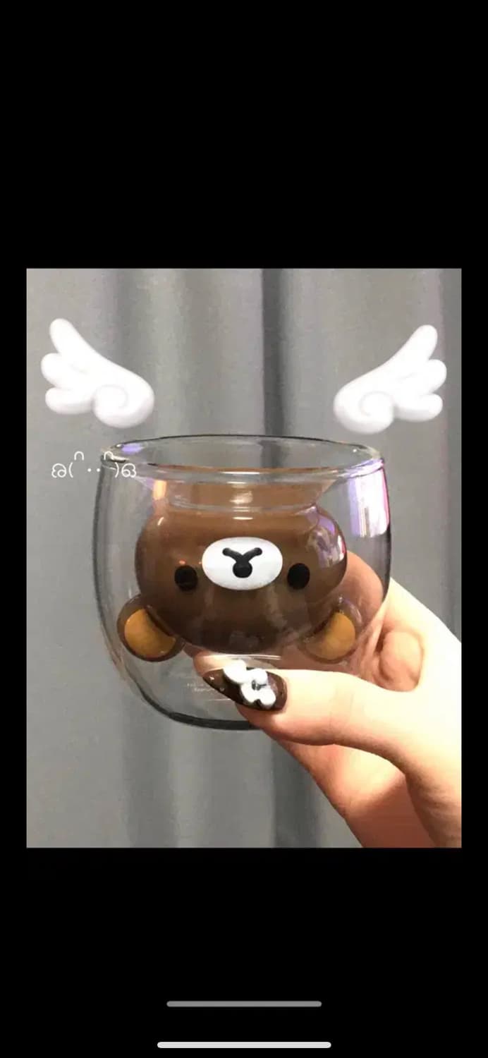 리락쿠마 굿글라스 컵 상품이미지1