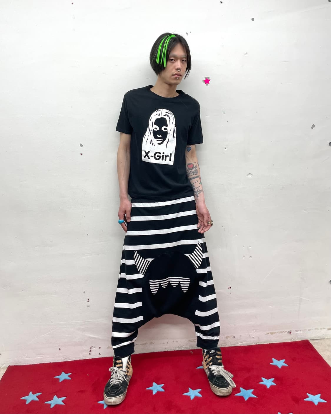 X Girl Black T-shirt  상품이미지3