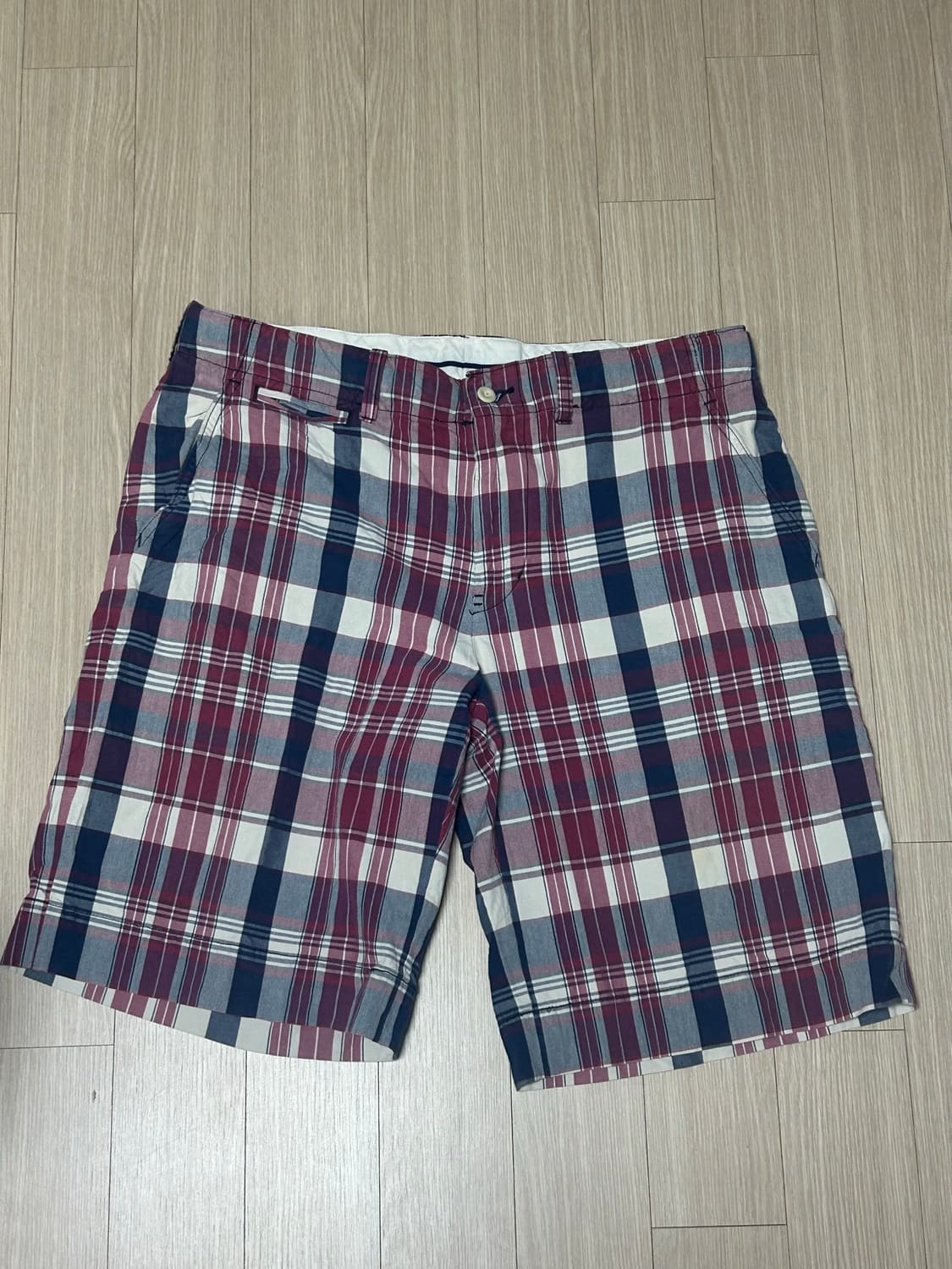 폴로 마드라스 체크 쇼츠 반바지 상품이미지1
