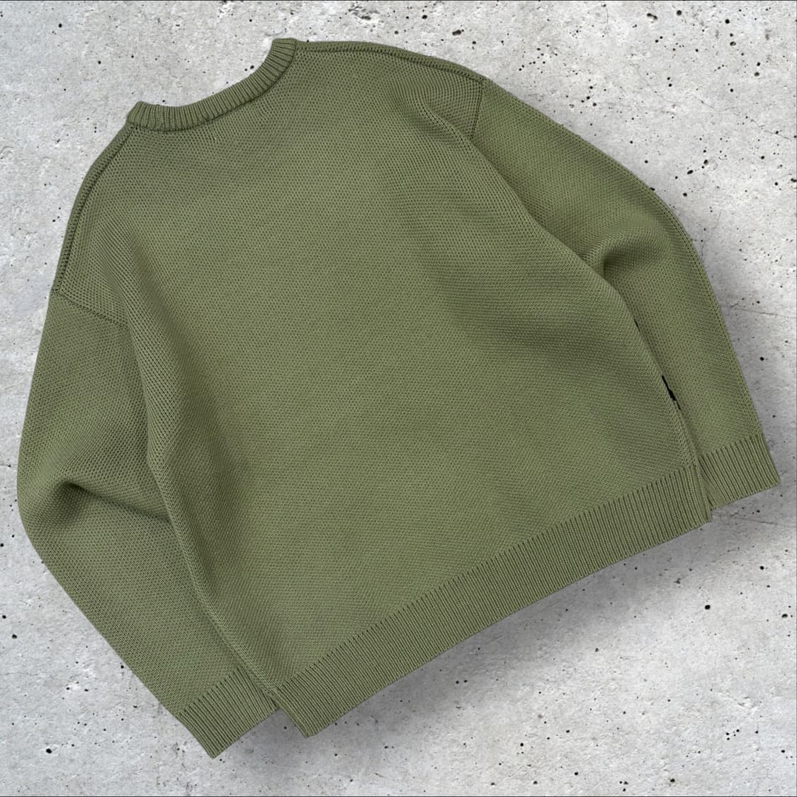 [M] 크리틱 스카웃보이 그래픽 니트 올리브 D177 상품이미지2