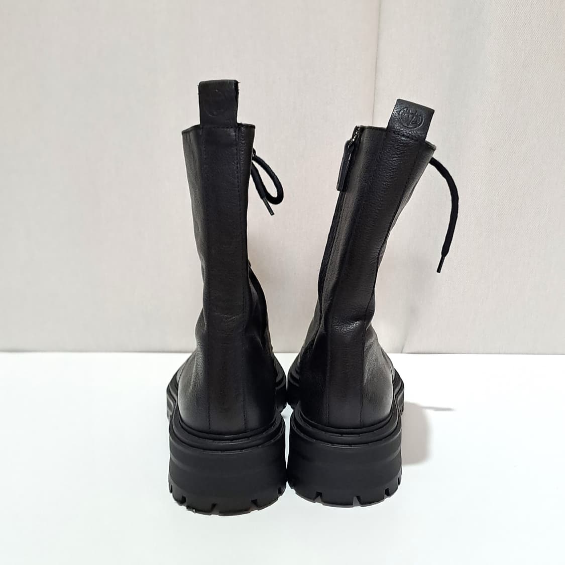 (택포) 마시모두띠 가죽 블랙 워커 265 B781 상품이미지5