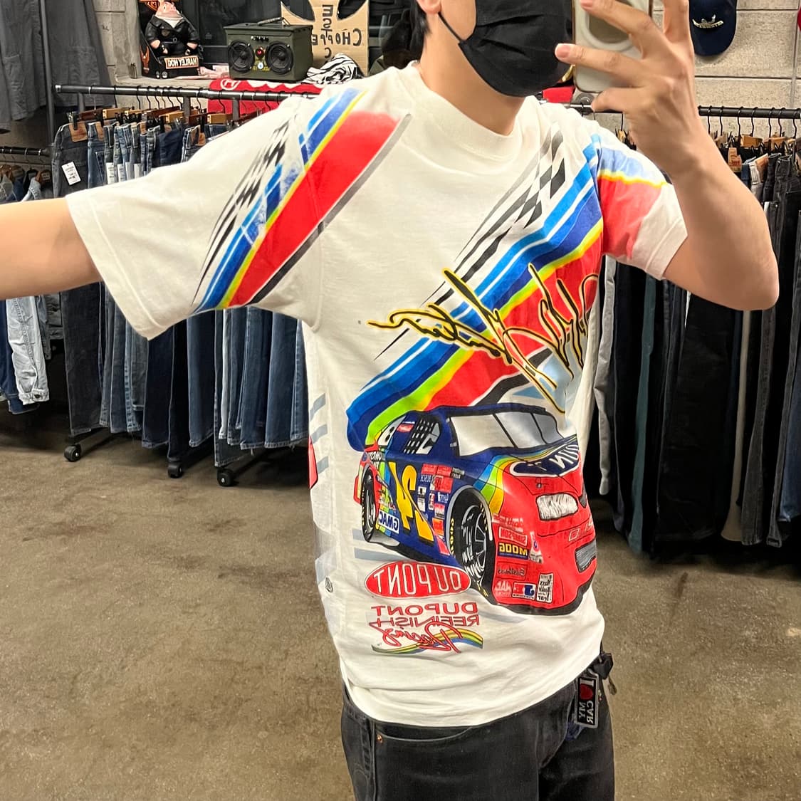 90s 나스카 레이싱 프린팅 티셔츠 (95-100) 상품이미지8