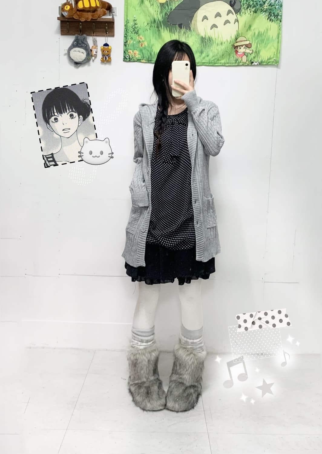 ꒰ঌ 도트 깜냥이 세트 ໒꒱ 상품이미지1