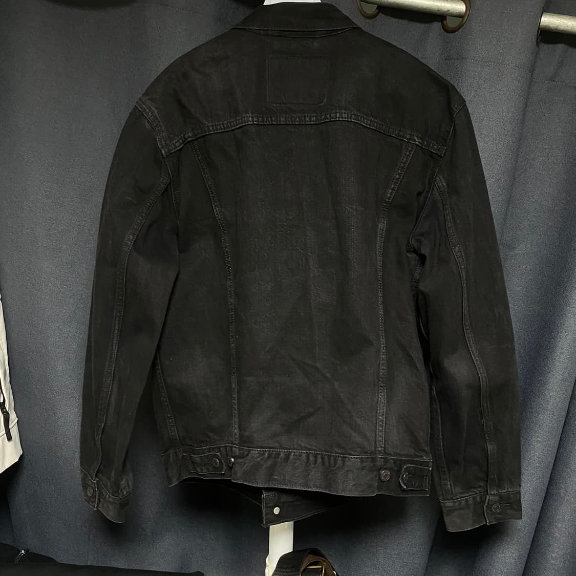 Levi's 리바이스 블랙 데님 트러커 자켓 L 상품이미지4