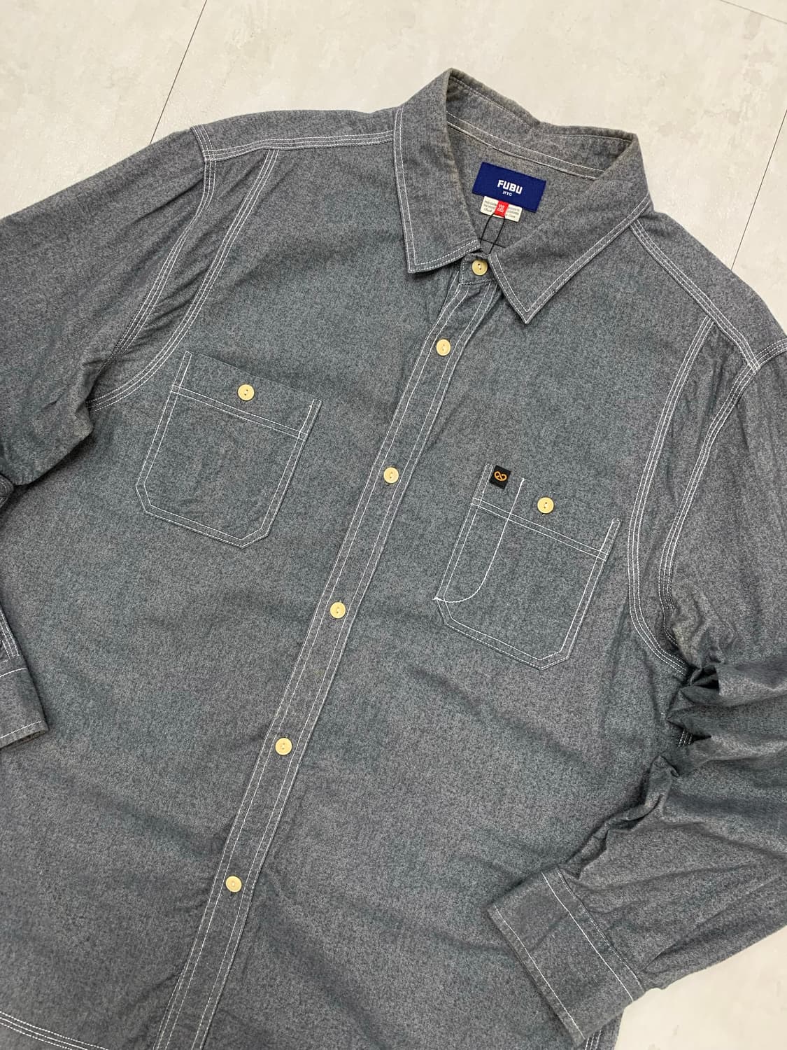 Fubu 흑청 데님 셔츠 #672 상품이미지2
