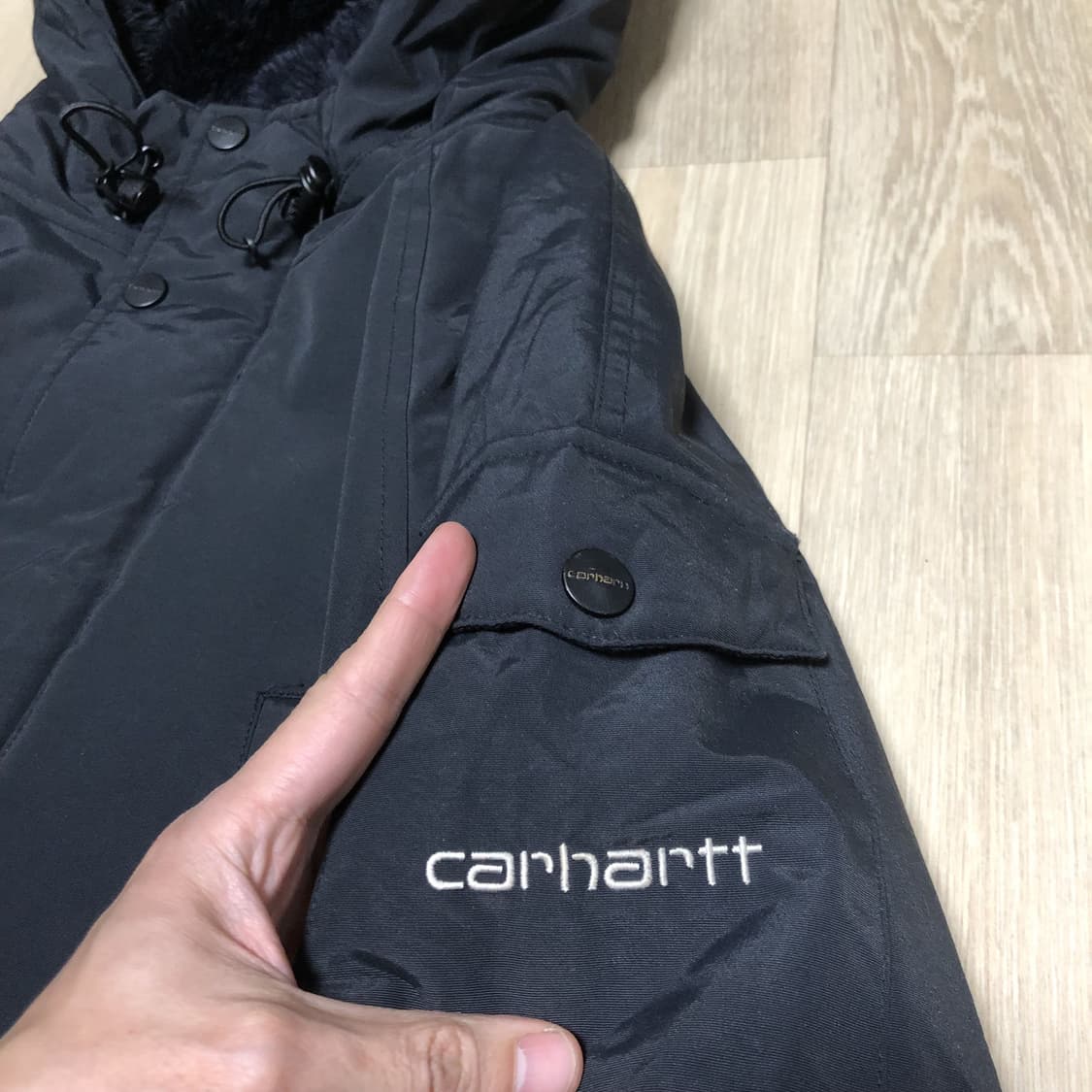(S) 칼하트 Carhartt 앵커리지 파카 네이비 상품이미지3