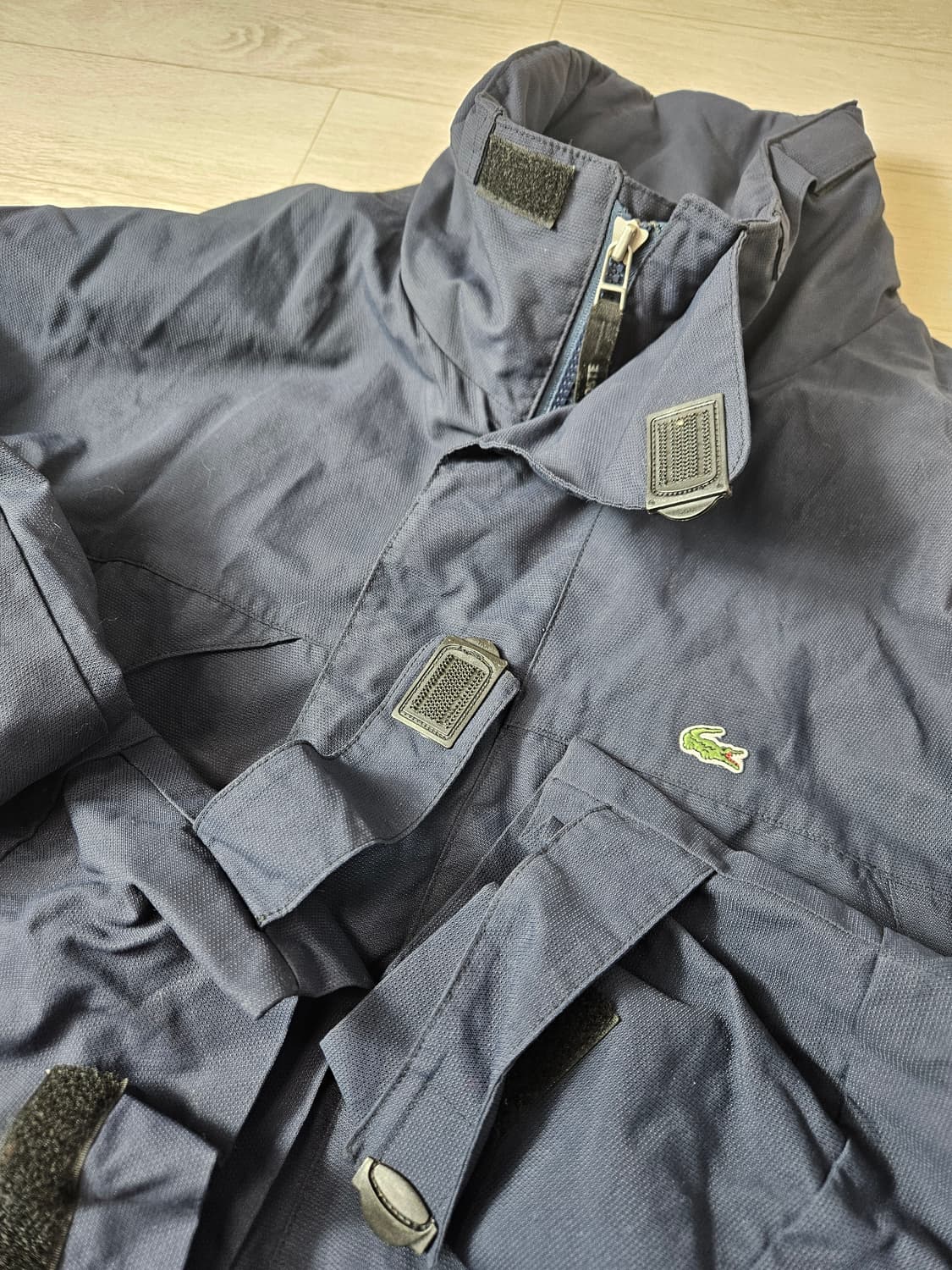 라코스테 카고 바람막이 고어테크 후드자켓 빈티지 정품 95 오버핏 상품이미지2