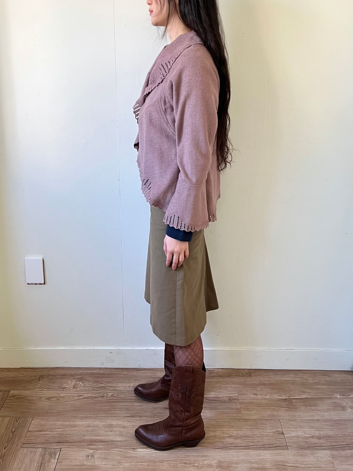 JOLCIA 레이스 인디핑크 가디건 상품이미지9