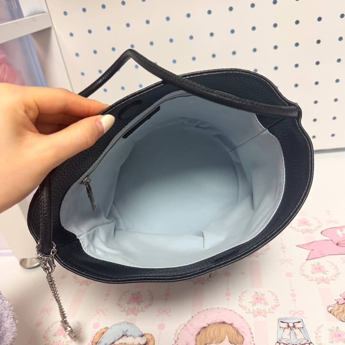 미닛뮤트 토보백 스몰 블랙 상품이미지6