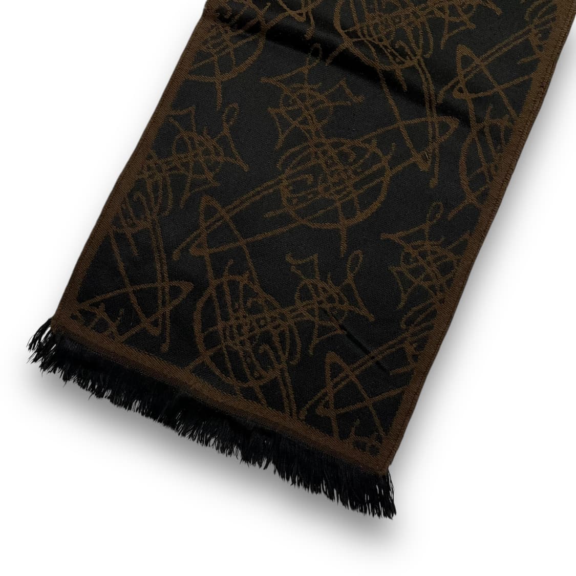 비비안 웨스트우드 ORB 오브 패턴 빈티지 머플러 상품이미지9