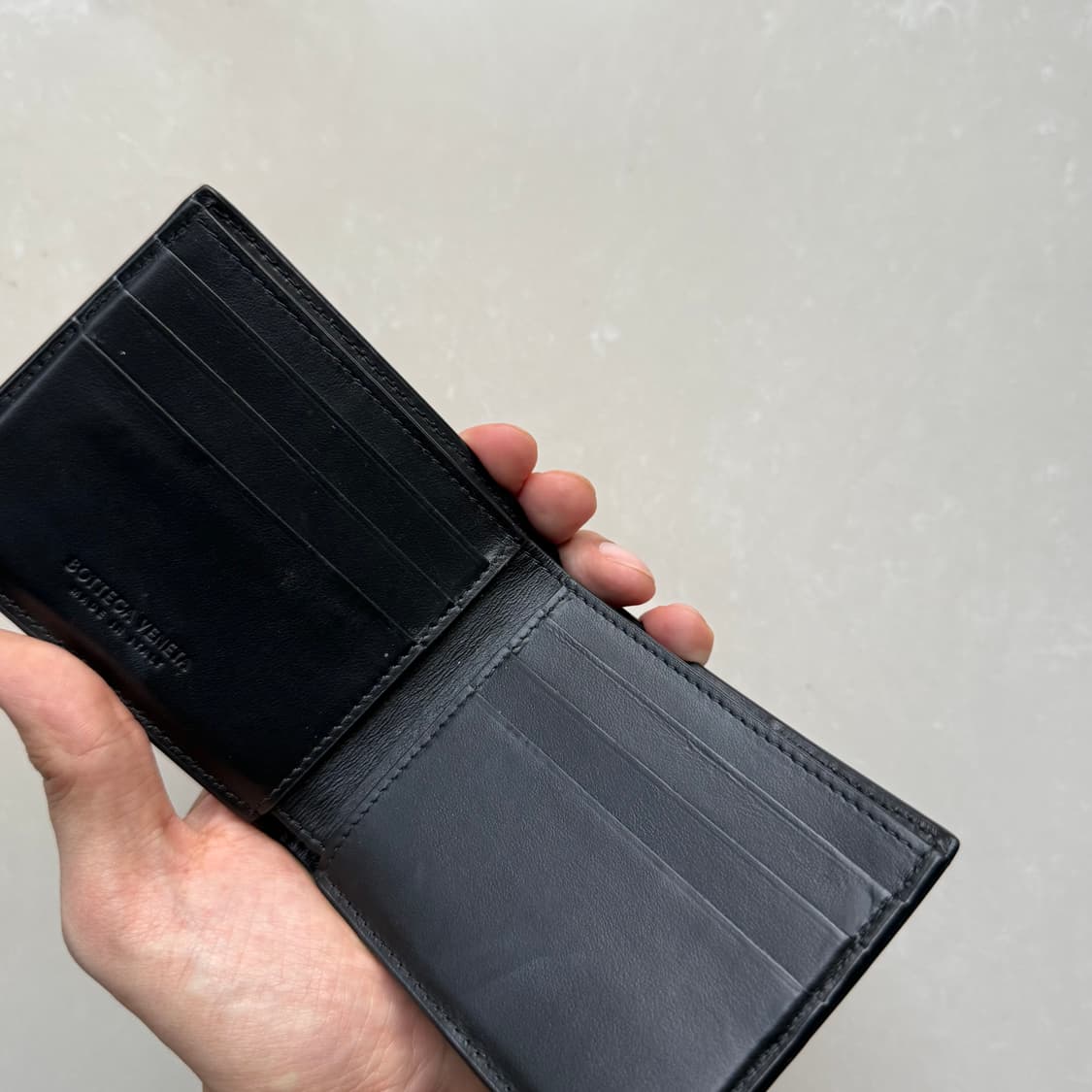 [OS] 보테가베네타 반지갑 블랙 상품이미지3