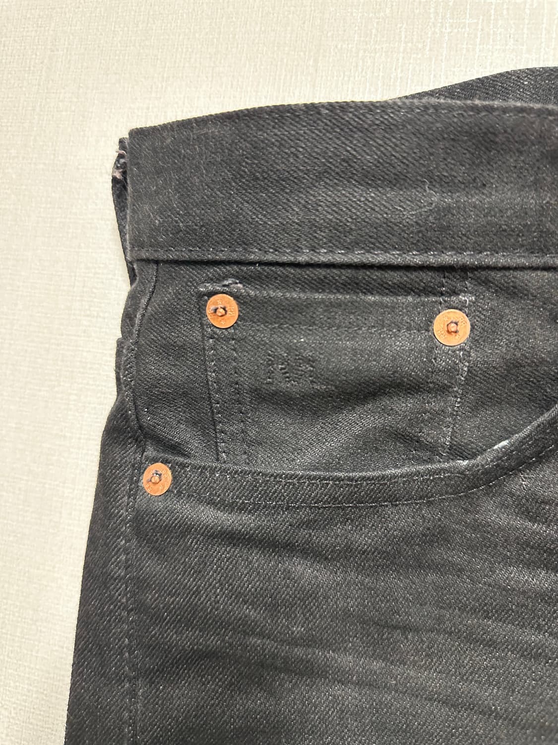 더블알엘 빈티지 5포켓 블랙 상품이미지8