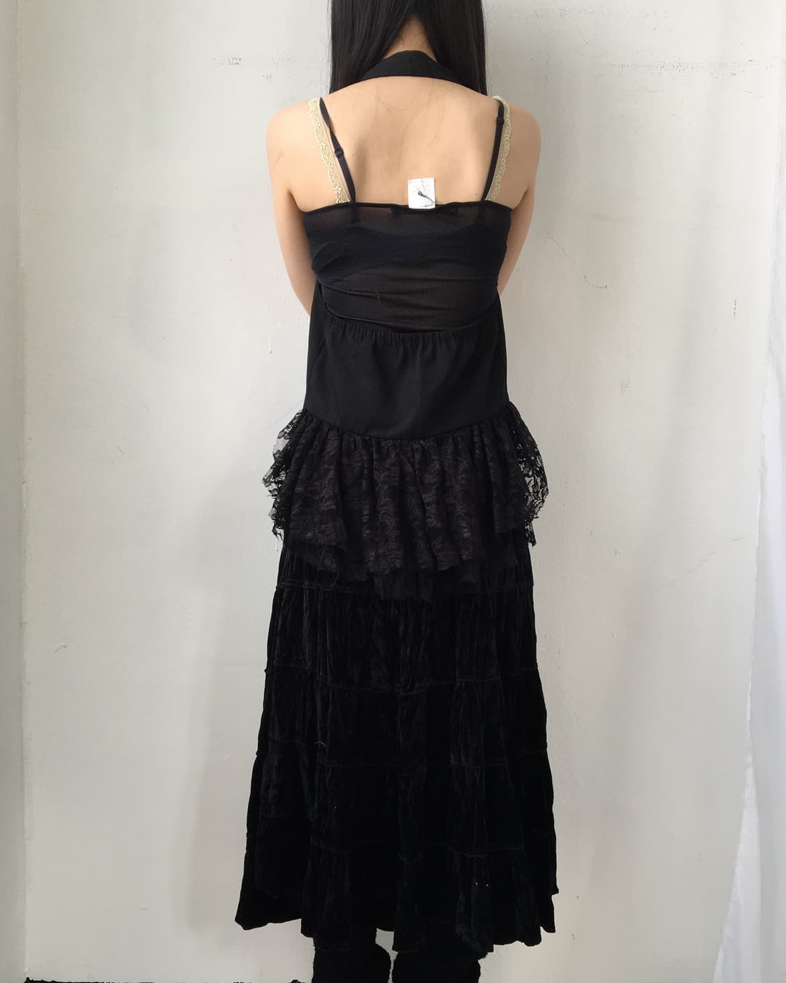 Lace trimming point vest 상품이미지8