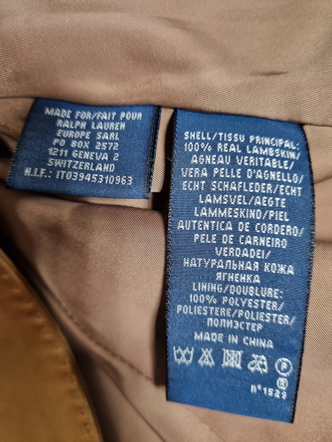 랄프로렌 여성 양가죽 자켓  상품이미지4