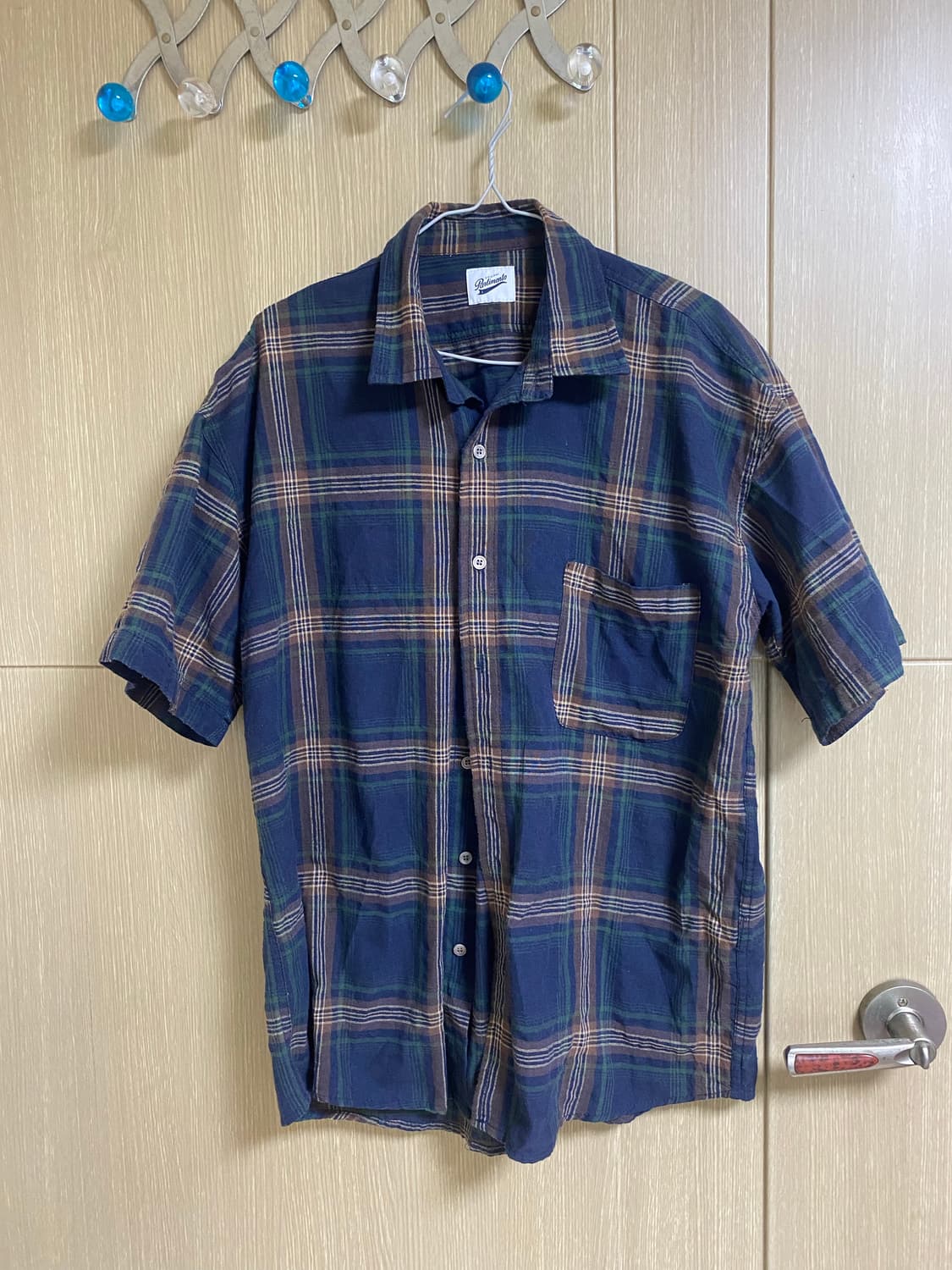 PARTIMENTO 파르티멘토 체크 반팔 M사이즈 상품이미지1