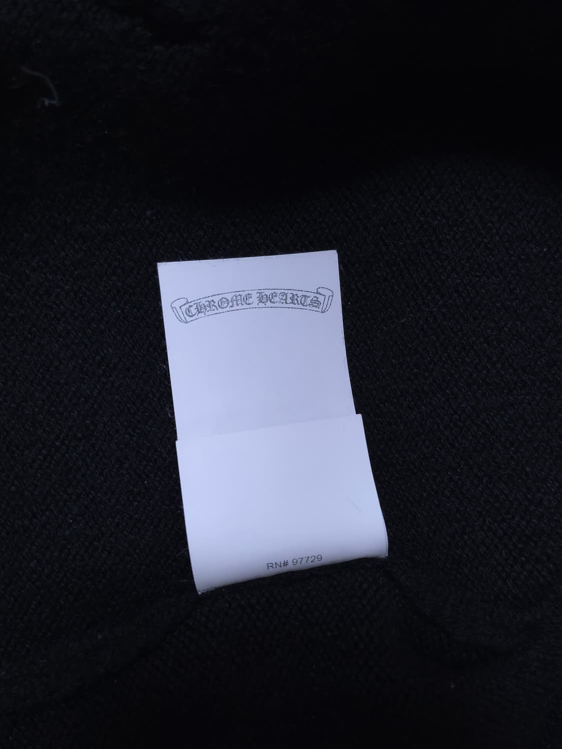 [L] 크롬하츠 세메터리 헐리우드 캐시미어 후드 블랙 상품이미지10