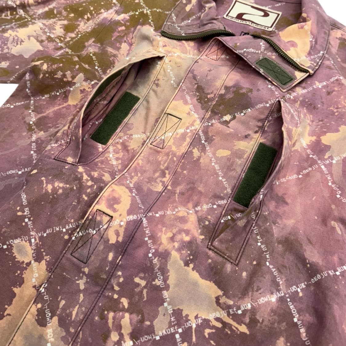 뷰티비스트 90s 타이다이 카모플라쥬 자켓 상품이미지5