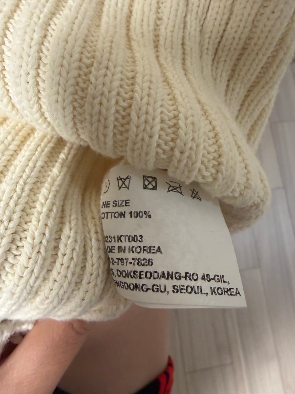 레스트앤레크리에이션 하프넥 크롭 니트 상품이미지7