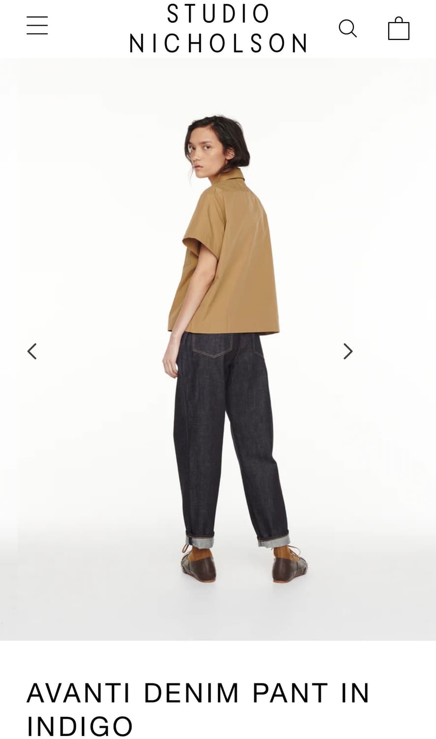 스튜디오 니콜슨 Studio Nicholson avanti 데님 상품이미지3