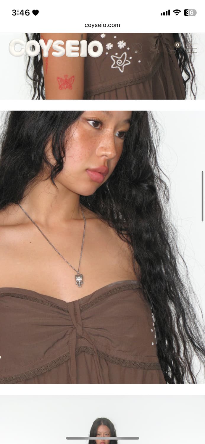 coyseio TRINH NECKLACE CHROME 코이세이오 목걸이 상품이미지3