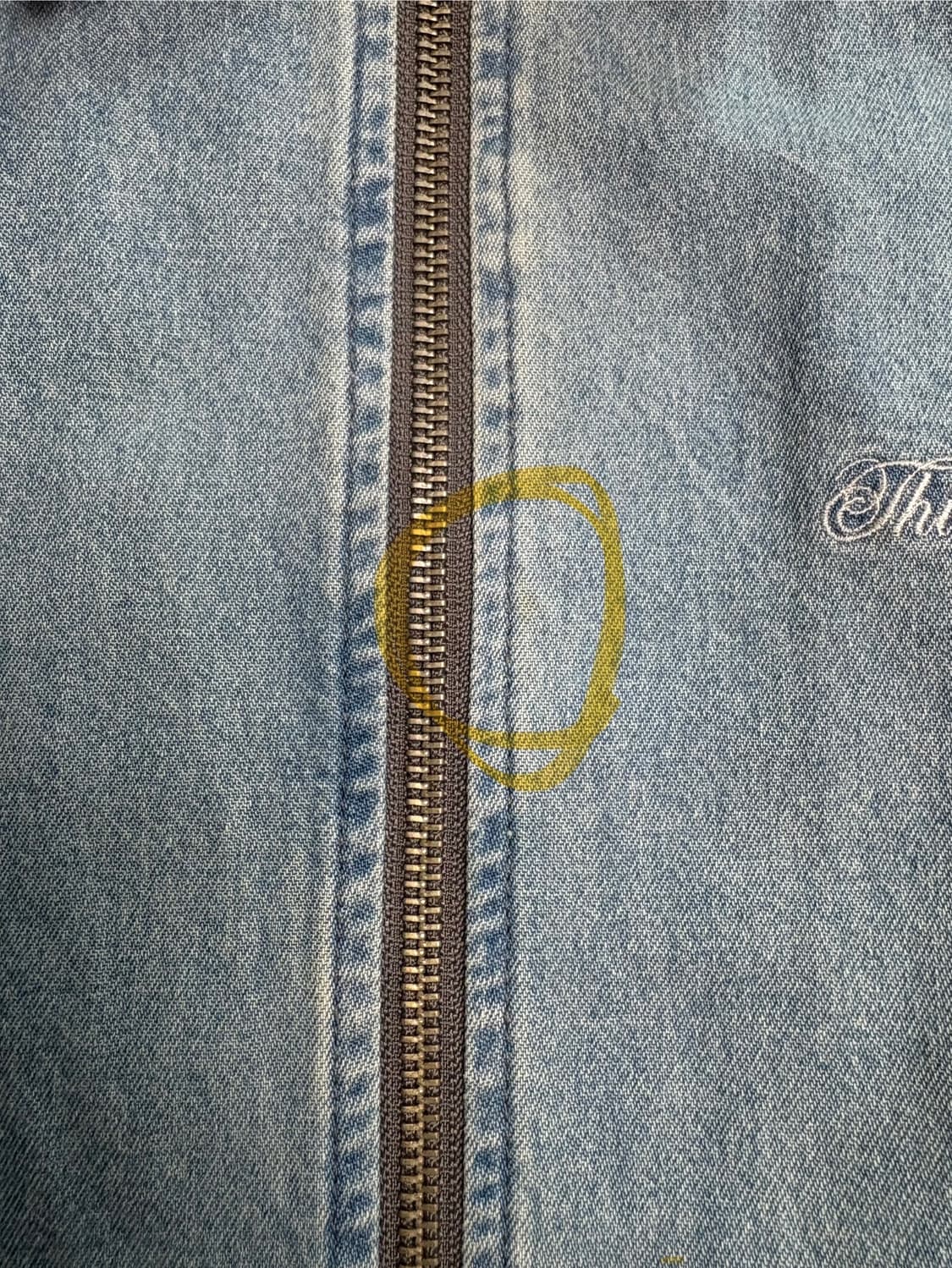 디스이즈네버댓 데님 반팔셔츠s 상품이미지6