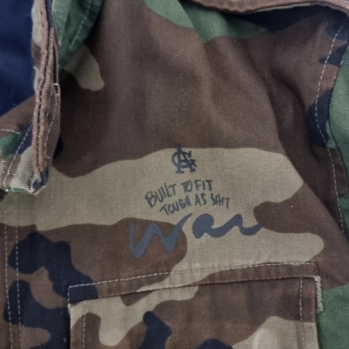 usa제 미군 우드랜드 아카풀코 골드 카모 야상 점퍼(L) 상품이미지2