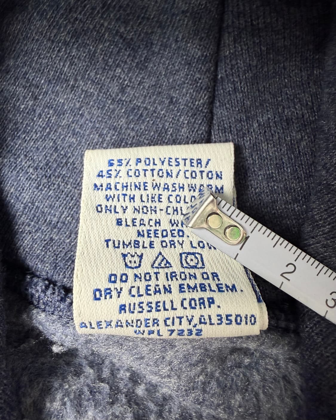 90s Russell Hoodie (charcoal blue) 상품이미지4