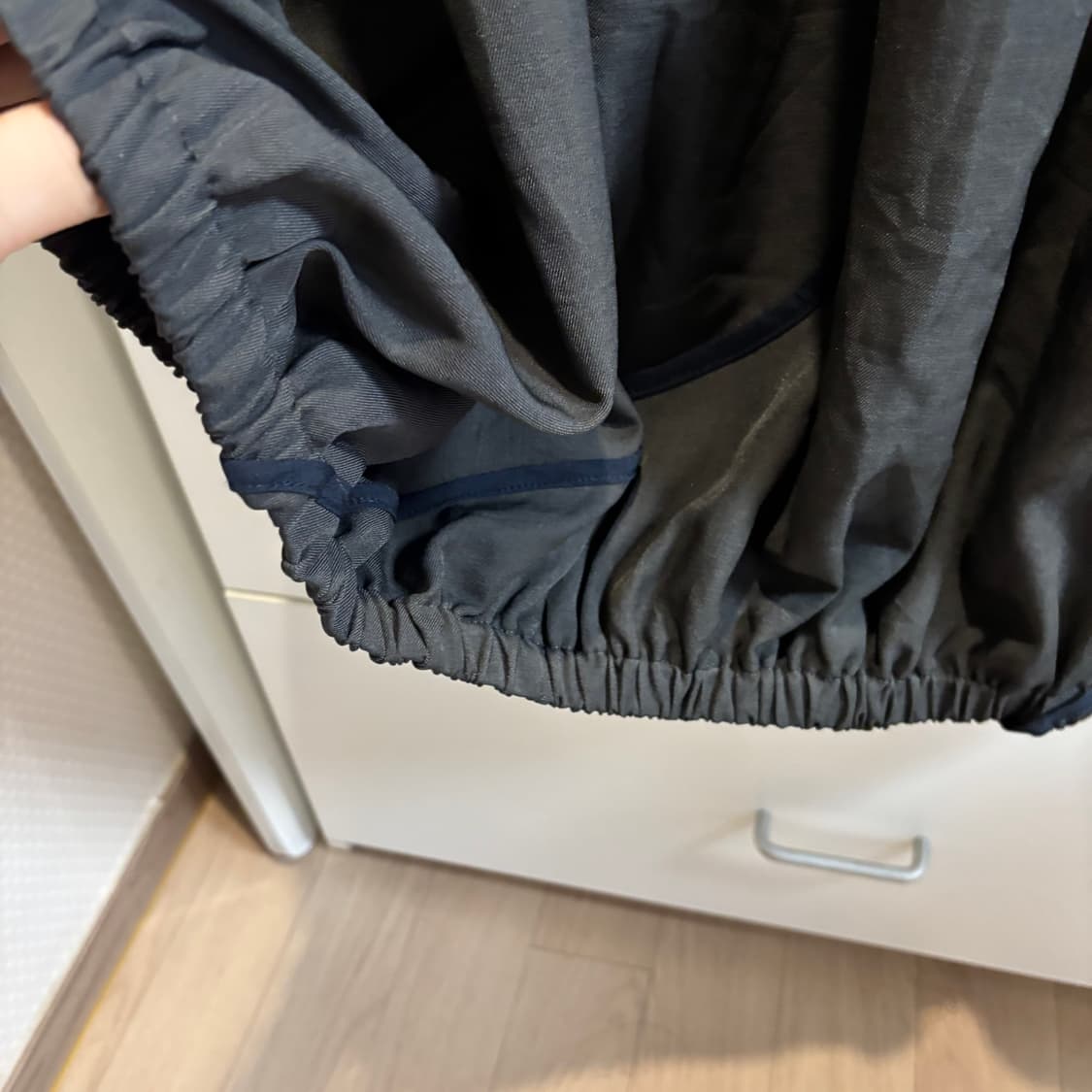 일본구매 그레이 유니크 벌룬 롱 스커트 상품이미지5