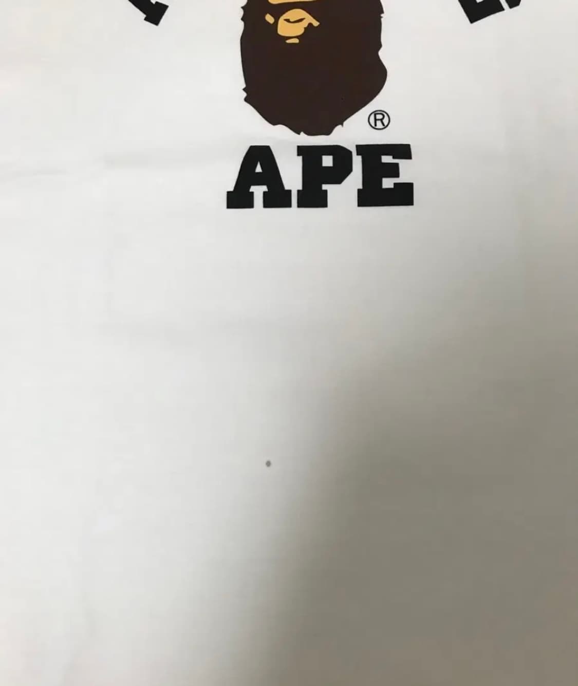 베이프 반팔 M 화이트 상품이미지2