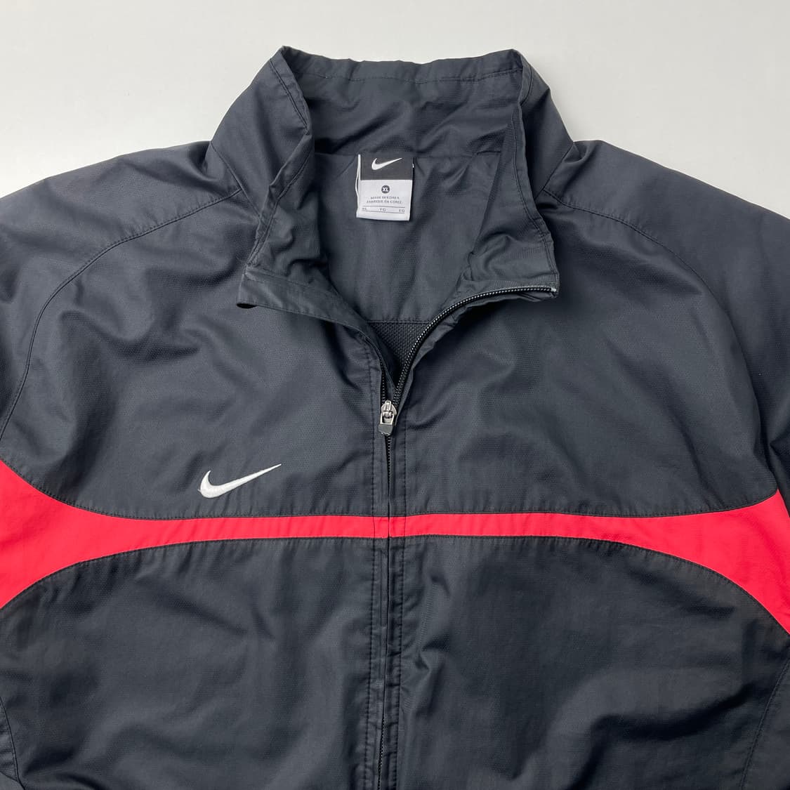 [중고] 나이키 바람막이 윈드브레이커 자켓 블랙 레드 XL 상품이미지3