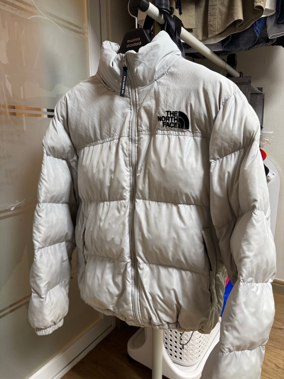 [XL]노스페이스 눕시 온볼자켓 라이트그레이 상품이미지1