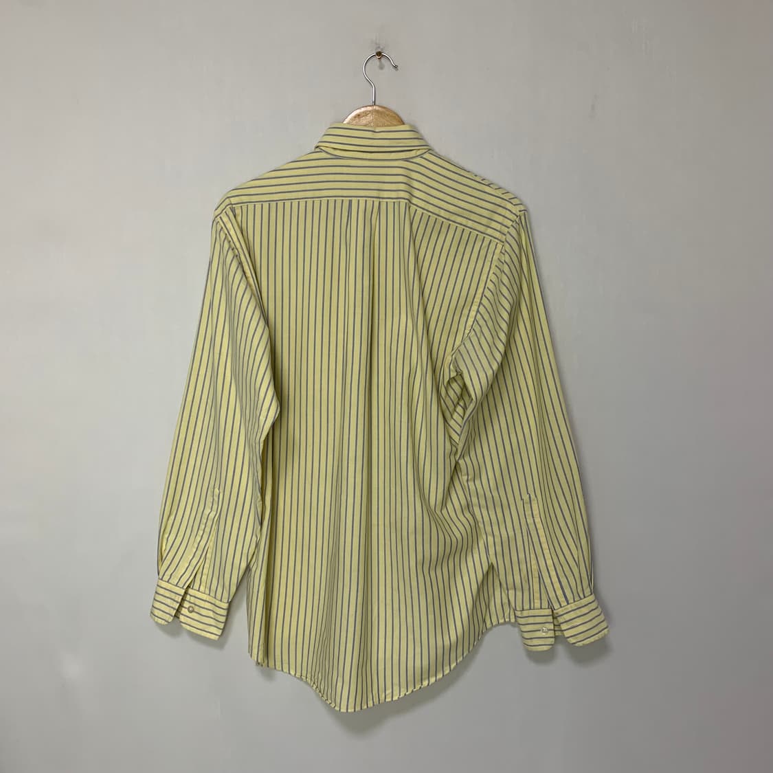 엘엘빈 빈티지 옐로우 스트라이브 오버핏 셔츠 상품이미지5