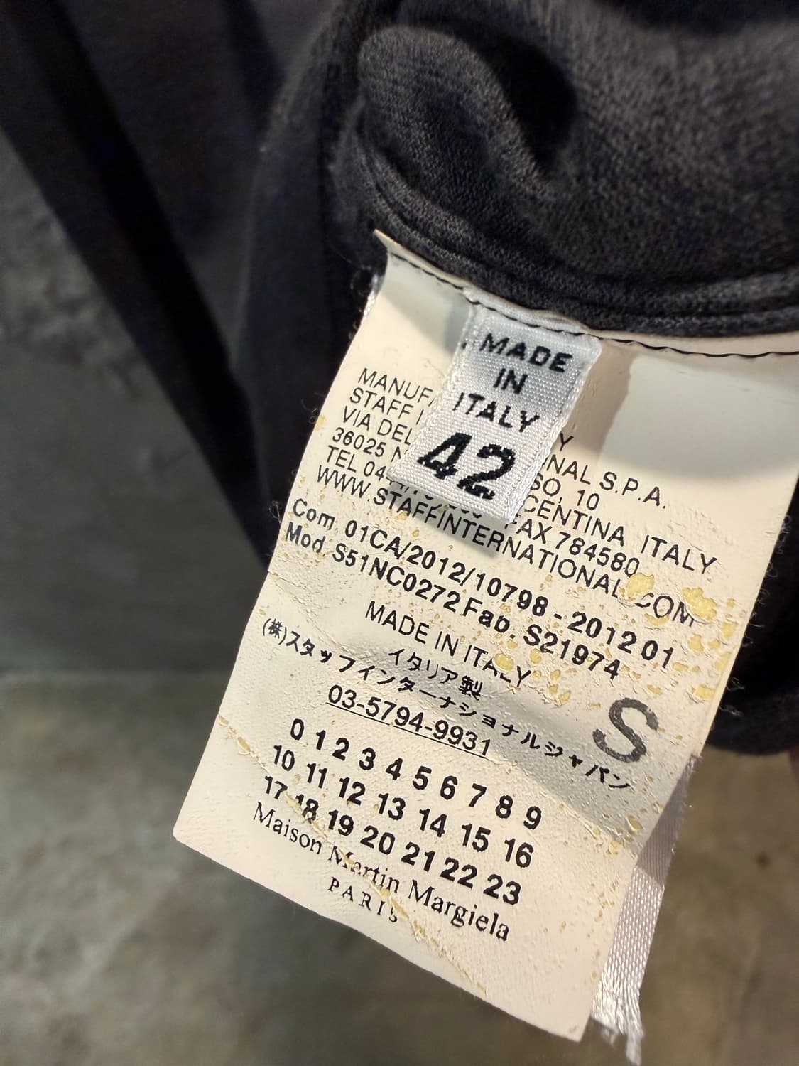 42 메종 마르지엘라 MARGIELA 슬리브리스 탱크탑 차콜 상품이미지7